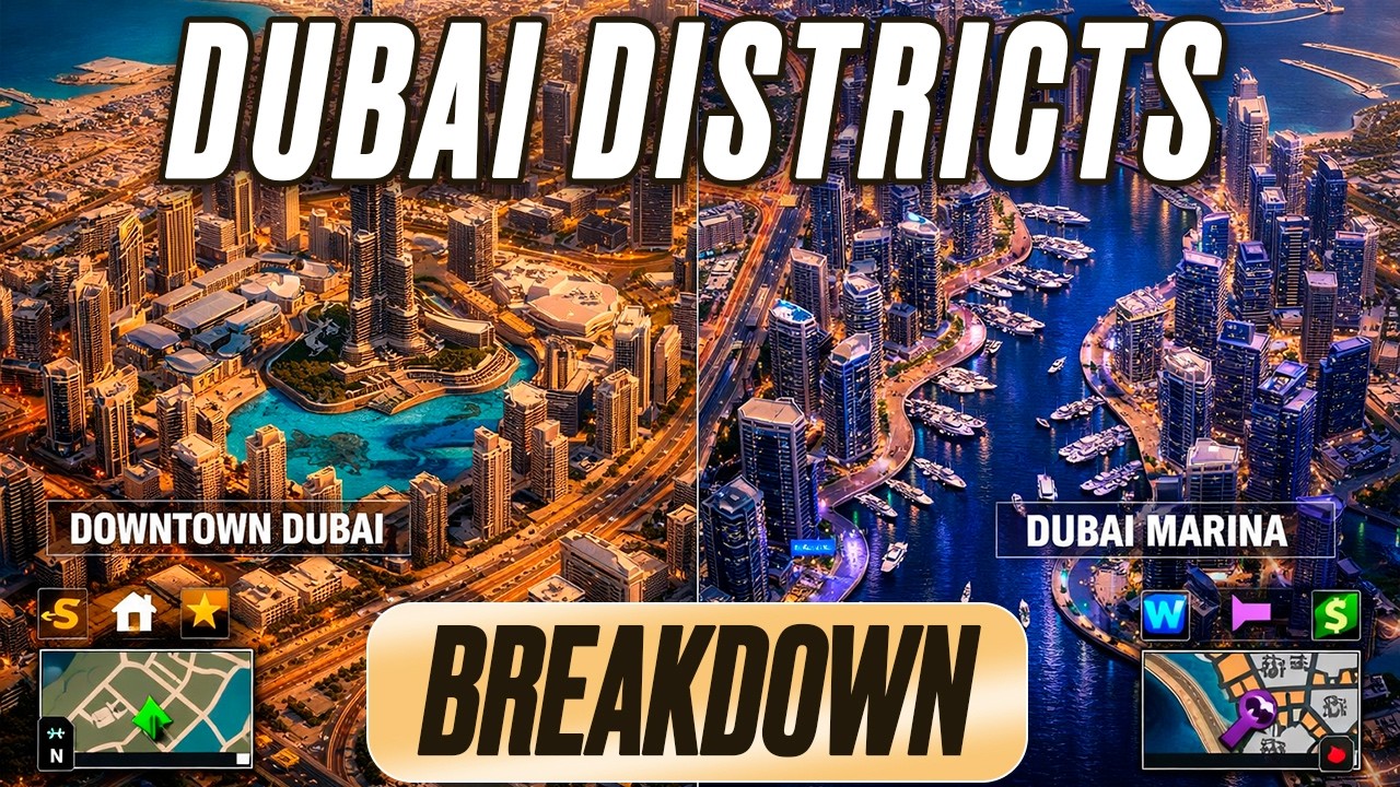 DUBAI DISTRICTS BREAKDOWN!