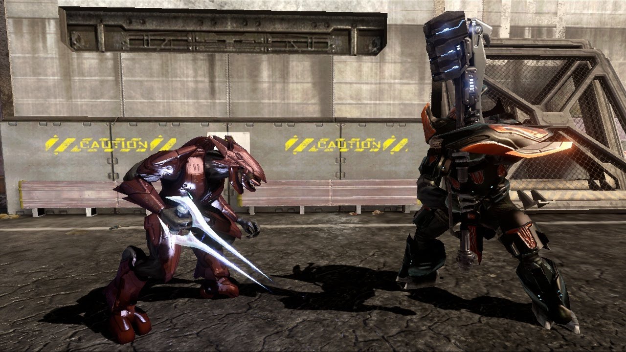Halo 3 AI Battle - Sword Elites vs Brute Chieftains