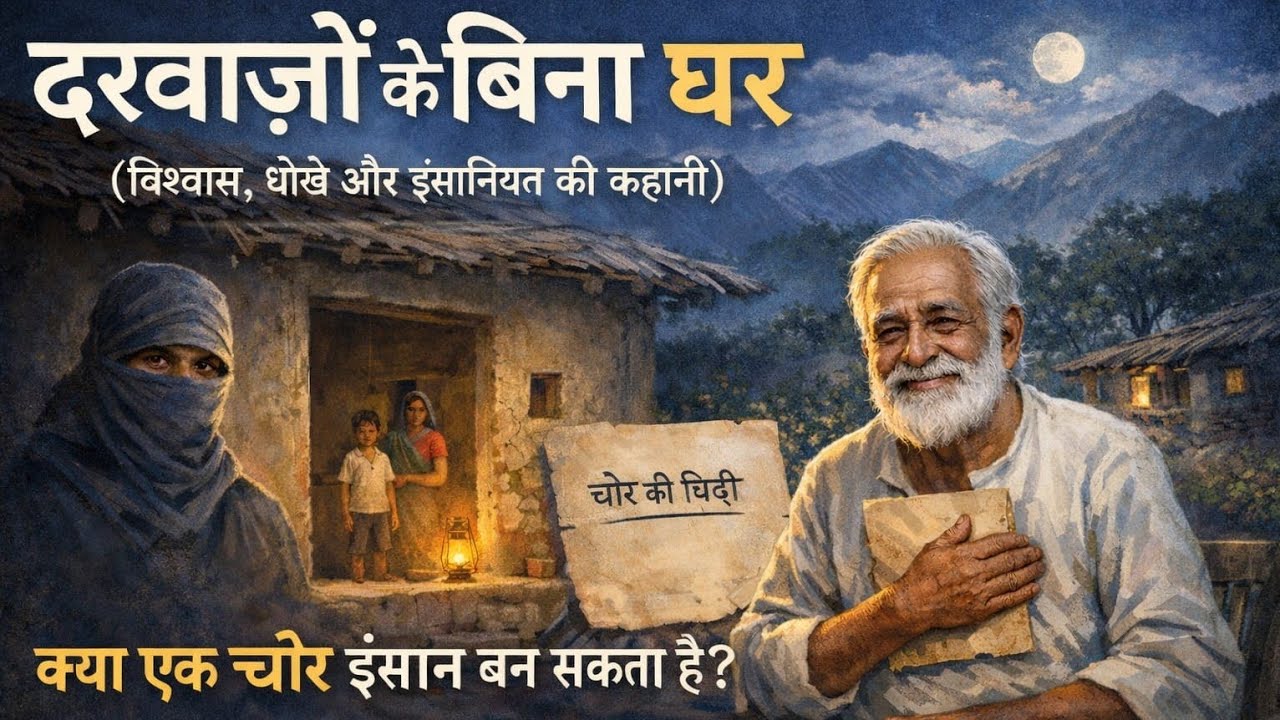 बिना दरवाज़े का घर… पर दिल बंद नहीं था#hearttouchingstory #sachchikahani #motivationalstory