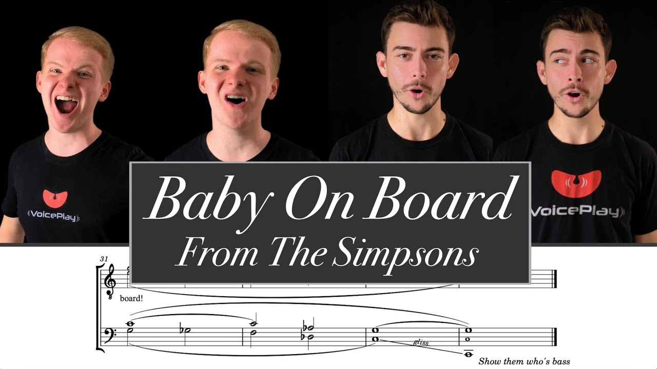 Baby On Board (The Simpsons) | Barbershop a Cappella Cover | Inspired by @Thevoiceplay