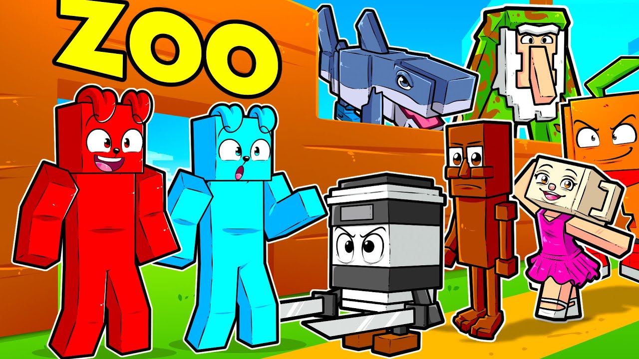 ZBUDOWAŁEM ZOO dla BRAINROT&Oacute;W w Minecraft!