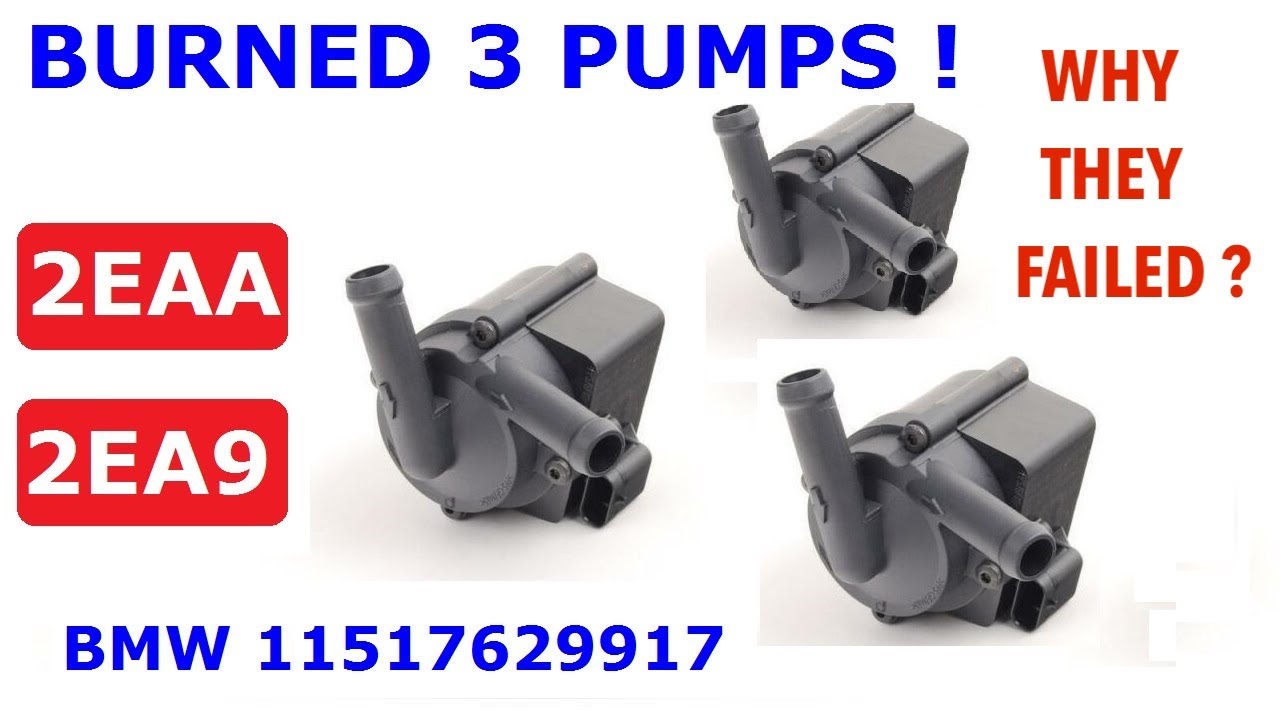 BMW S63 N63  Turbo pump CODES !  2EAA and 2EA9 Explained - How to avoid burning another PUMP