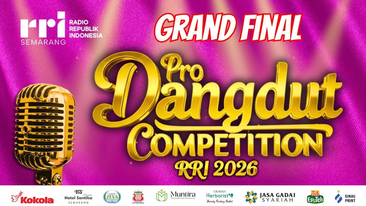 🔴 LIVE 🎵 GRAND FINAL PRO DANGDUT COMPETITION RRI SEMARANG 2026 #prodangdut #lombadangdut #dangdut