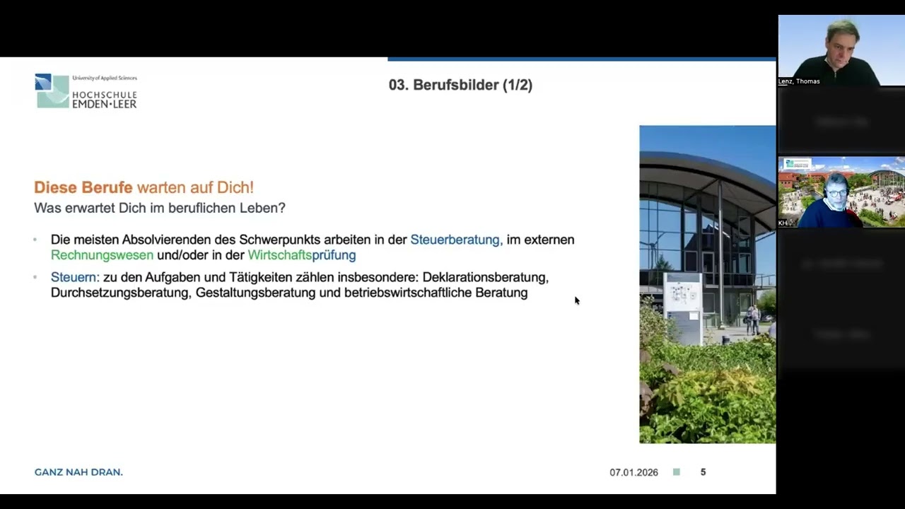 BWL-Studium - Schwerpunkt 