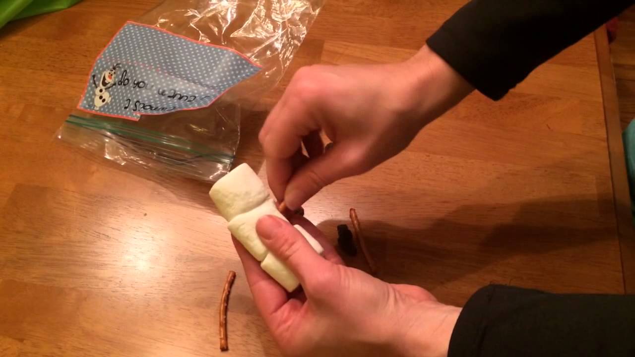 How to Build a Snowman Out of Marshmallows.