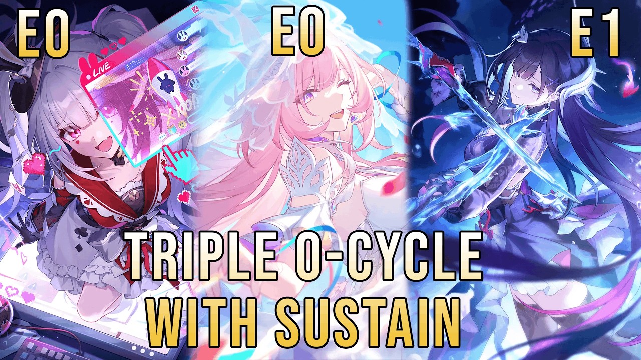 Best DPS Vs Pollux Is...Cyrene? Triple 0-Cycle Knight Stages With Sustain | 4.1 AA