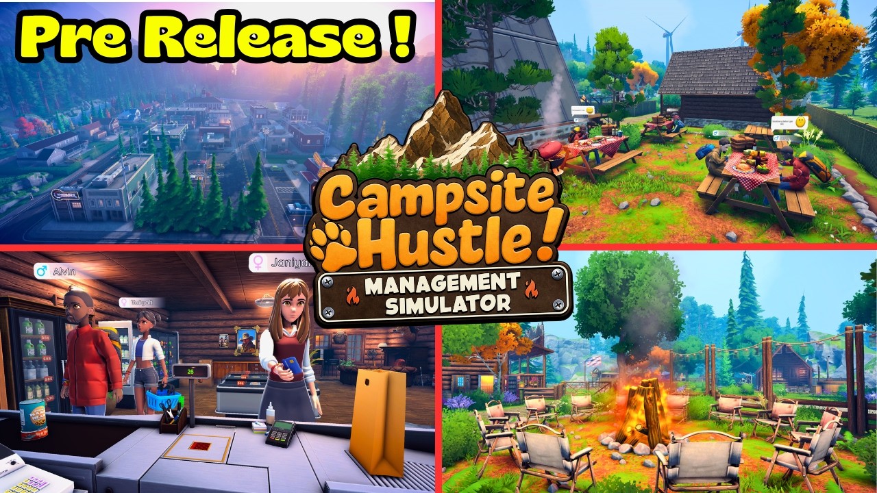 Следующий крупный симулятор? Играем в Campsite Hustle!