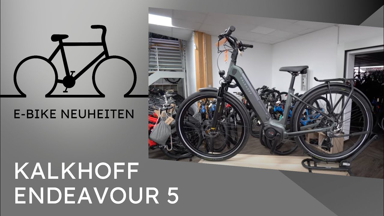 GENIALE E-BIKE NEUHEITEN 2023 Kalkhoff Endeavour 5 Trekking Tour Bosch Performance Line Review