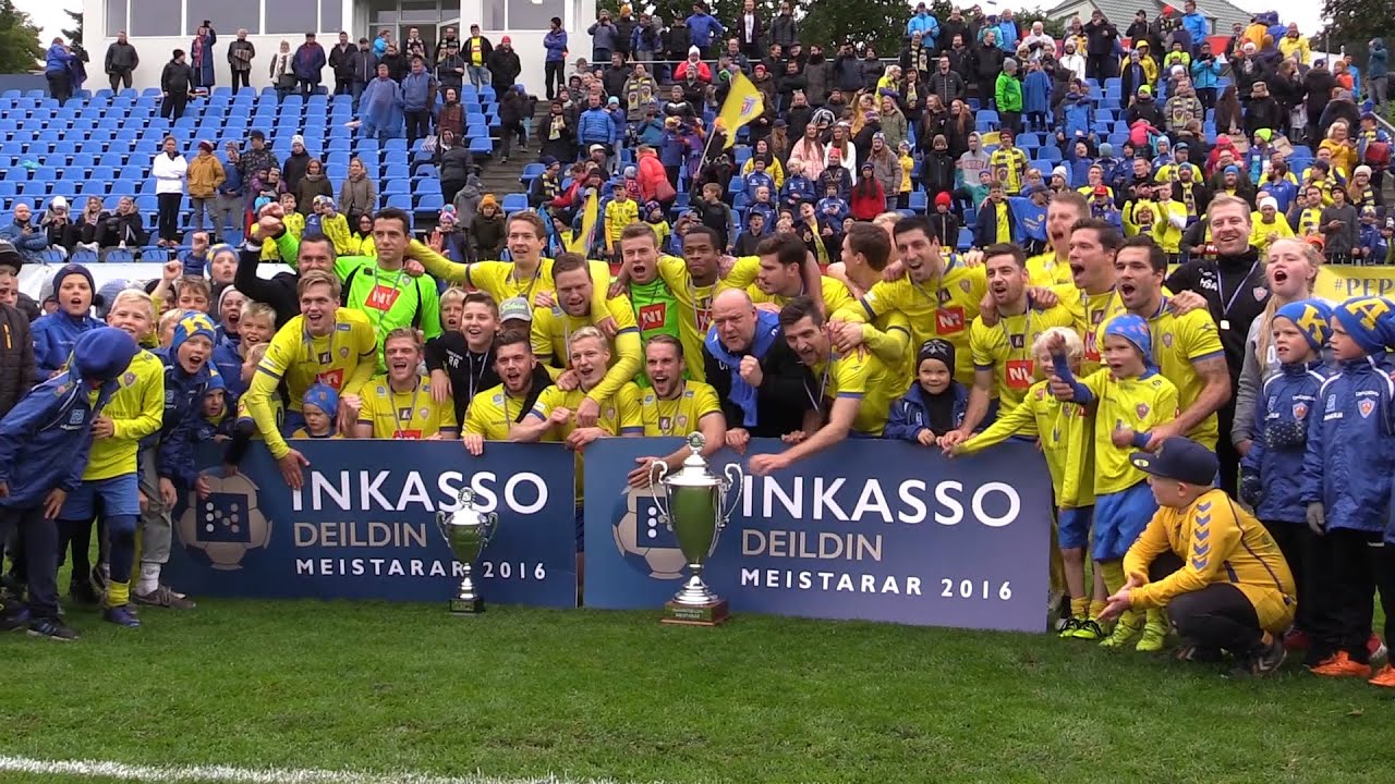 KA fagnar sigri í Inkassodeildinni 2016