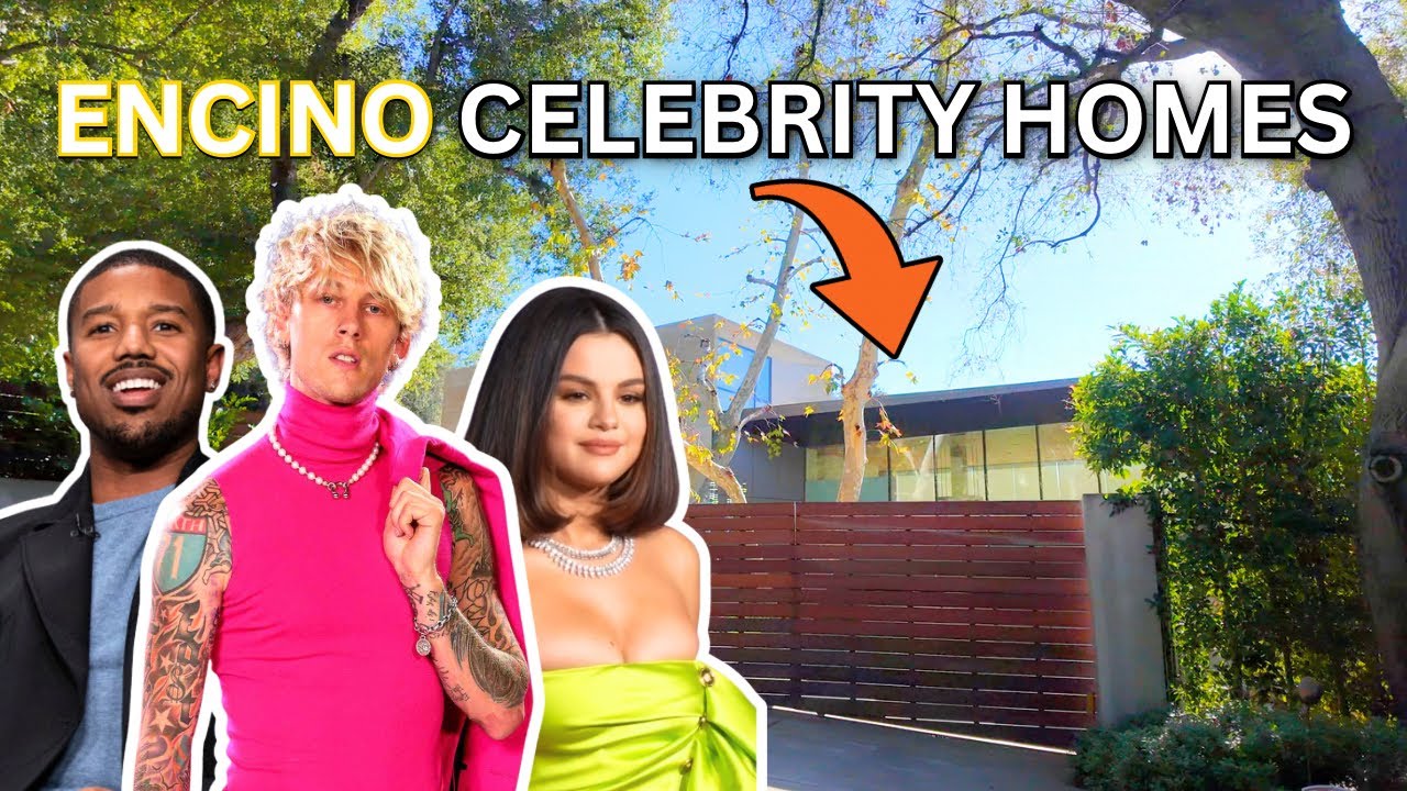Encino Celebrity Homes Tour - Joe Jonas, MGK, Selena Gomez (ENCINO CA, USA)