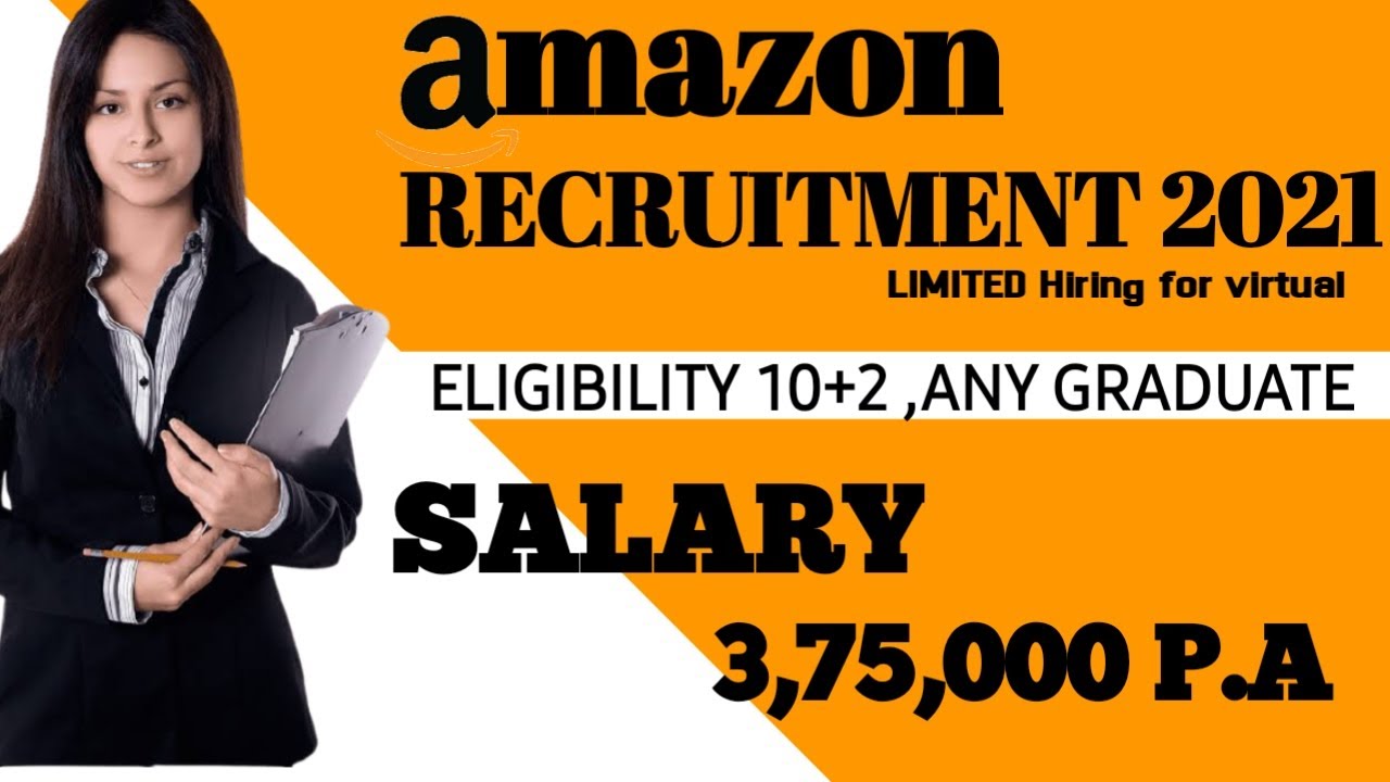 Amazon Jobs 2021 || Latest amazon Jobs || Work from home Jobs Amazon  2021