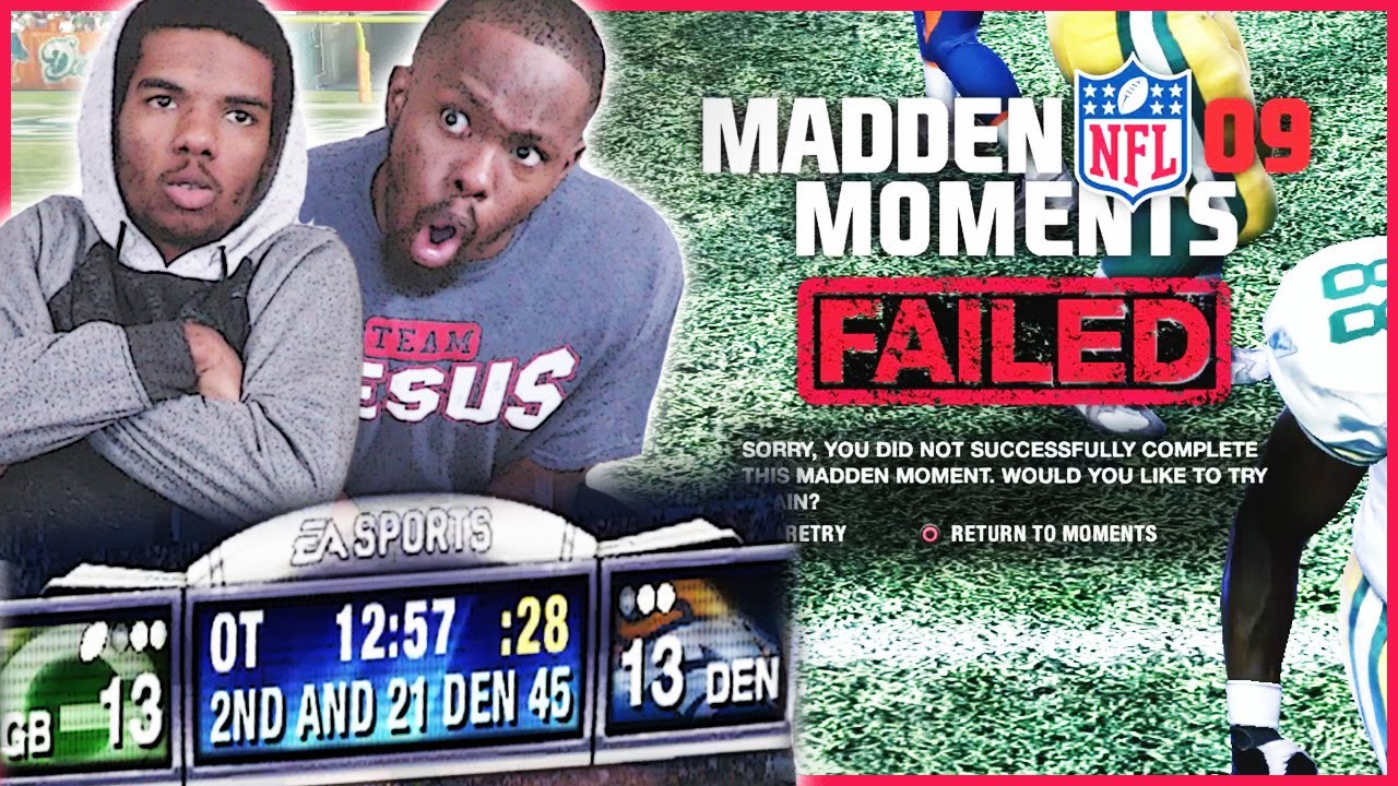 TRYING TO REPEAT HISTORY! - Madden 09 Moments | #ThrowbackThursday