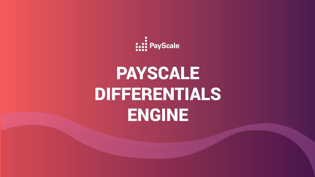 PayScale's Differentials Engine for MarketPay
