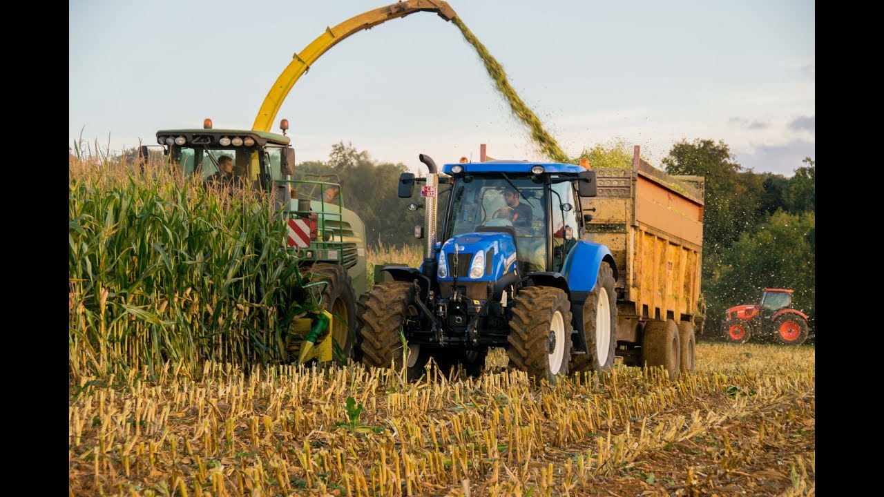 John Deere 7350 | Fendt | Case IH | New Holland | Kubota | Ensilage de maïs 2017