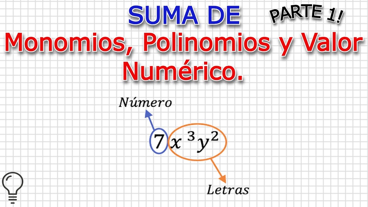 Suma de Monomios, Polinomios y Valor Numérico (Mix Completo)!