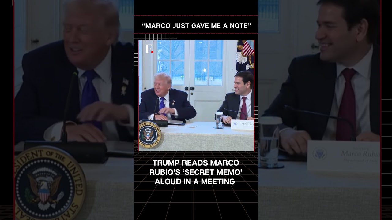 Трамп зачитал вслух &laquo;секретную записку&raquo; Марко Рубио на встрече с руководителями энергетических ко...