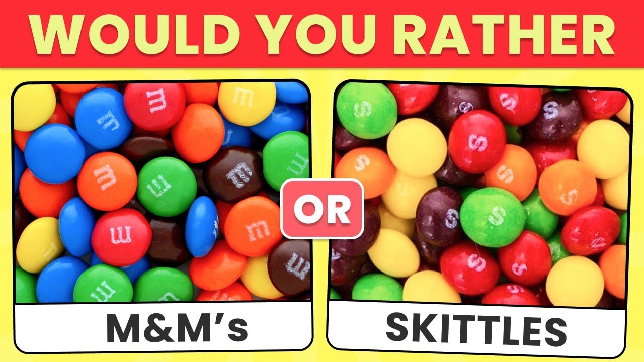 Would You Rather...? JUNK FOOD Edition 🤤🍔🎂 Food Quiz | Pick one, Kick one
