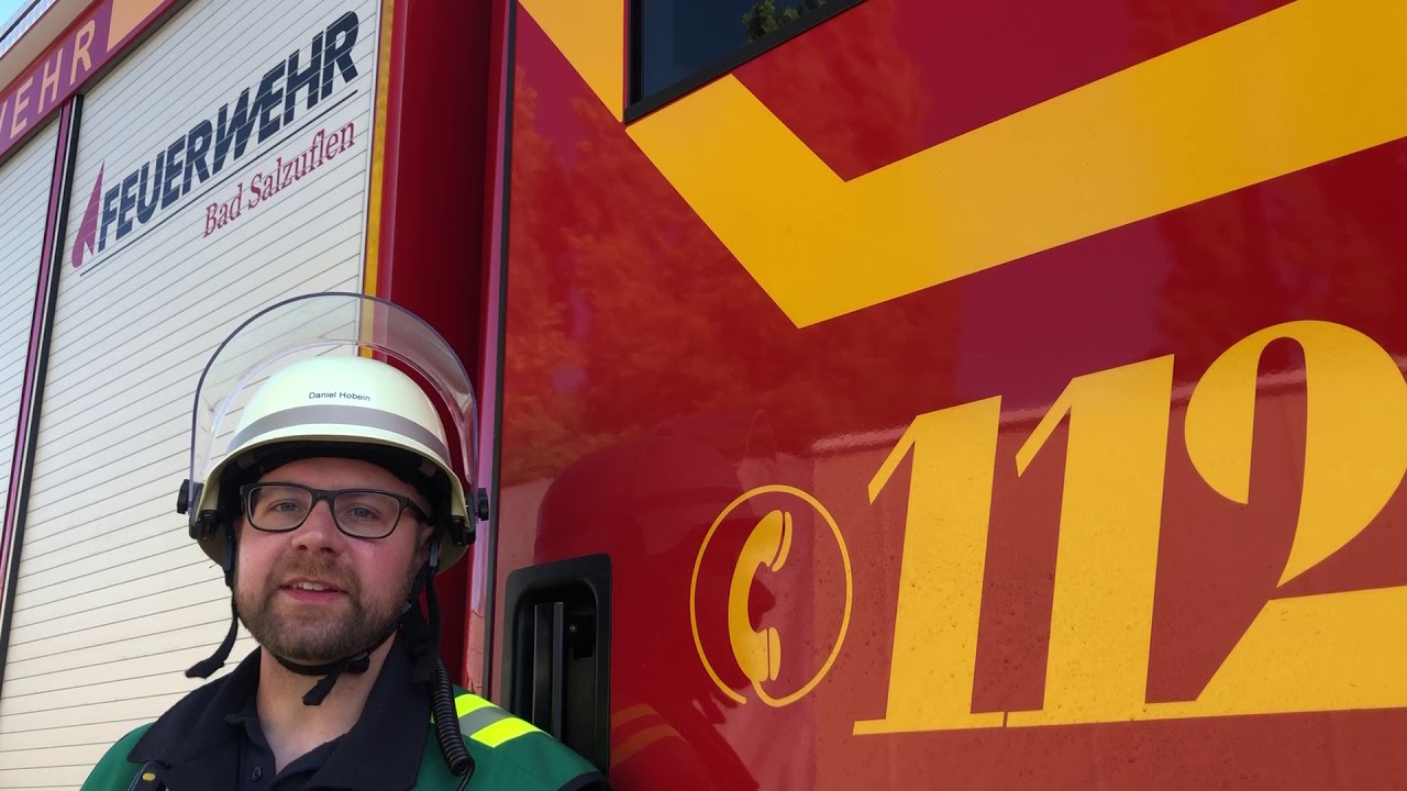 Feuerwehrsprecher Daniel Hobein spricht über den Großbrand in Schötmar