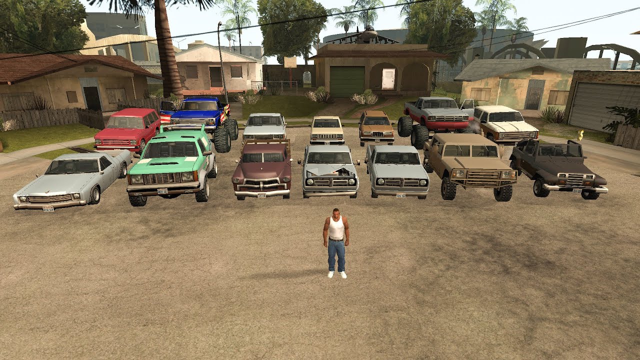 How To Get All SUVs & Pickup Trucks In Gta San Andreas