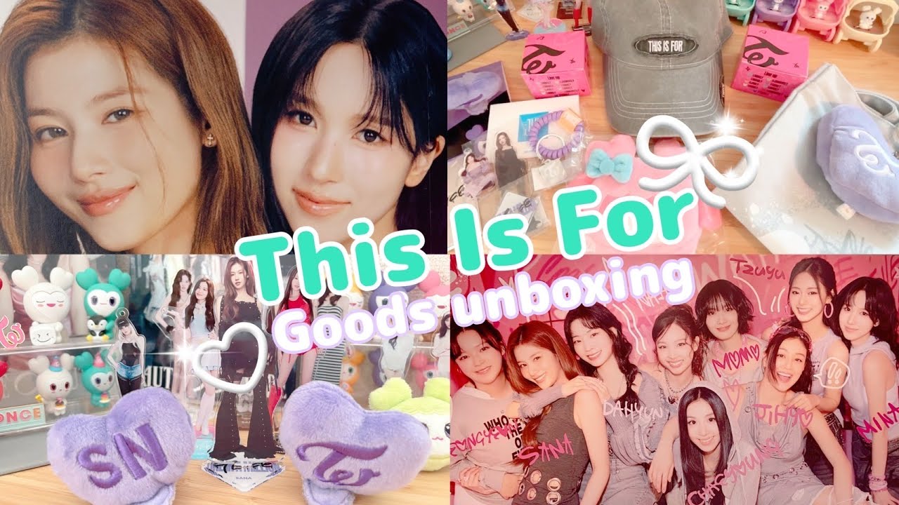 TWICE💙This Is For🍓グッズ開封&ポップアップストア紹介🎀✨　POPUP STORE/GOODS/투와이스/미사모/vlog/ワールドツアー/world tour
