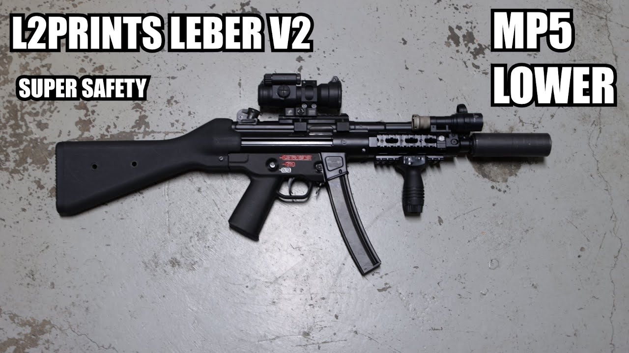 L2 PRINTS LEBER V2 MP5 LOWER - The Upgrade You Need