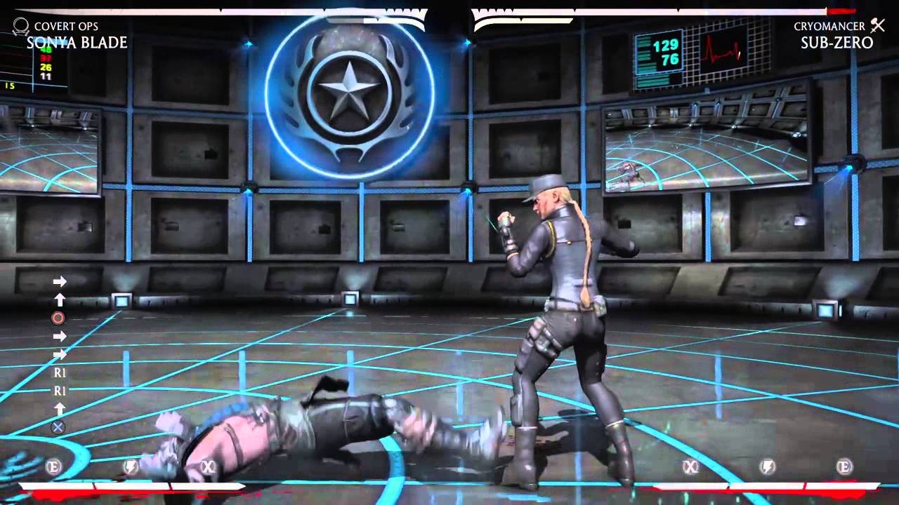MKX Neutral Jump Attack to switch sides