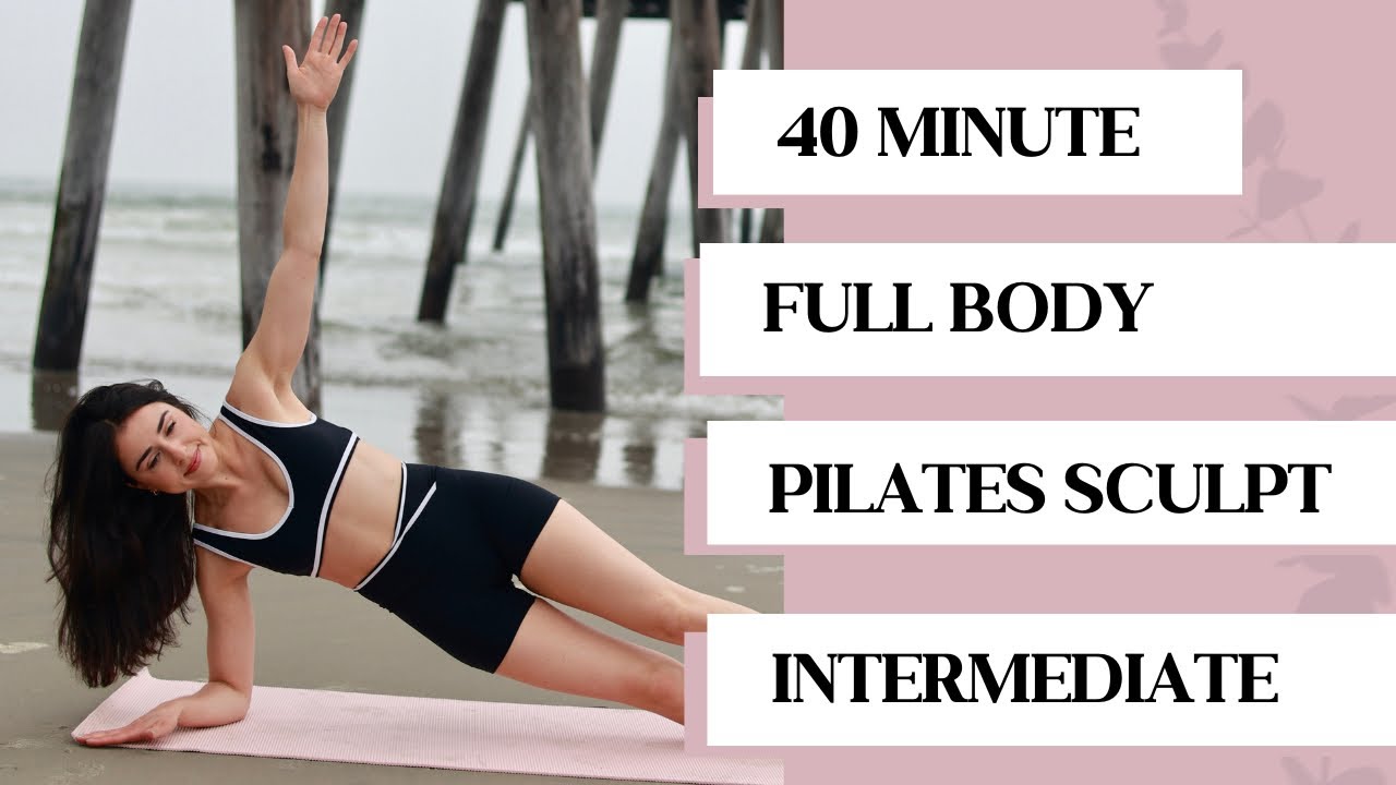 40 Minute Pilates Strength Workout | Full Body Weighted Pilates Flow | Sculpt & Tone with Dumbbells