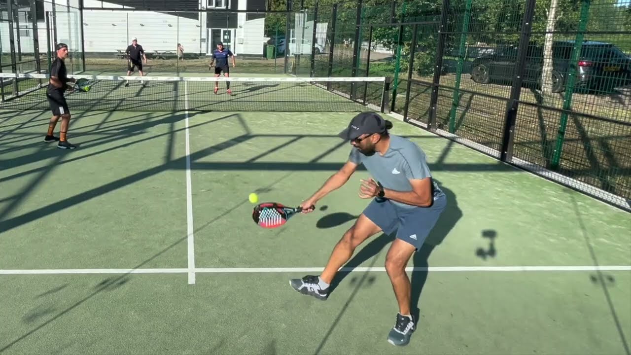 Beginner Level 1.75+ | Padel Match | Highlights + Commentary | 200 Square Meters
