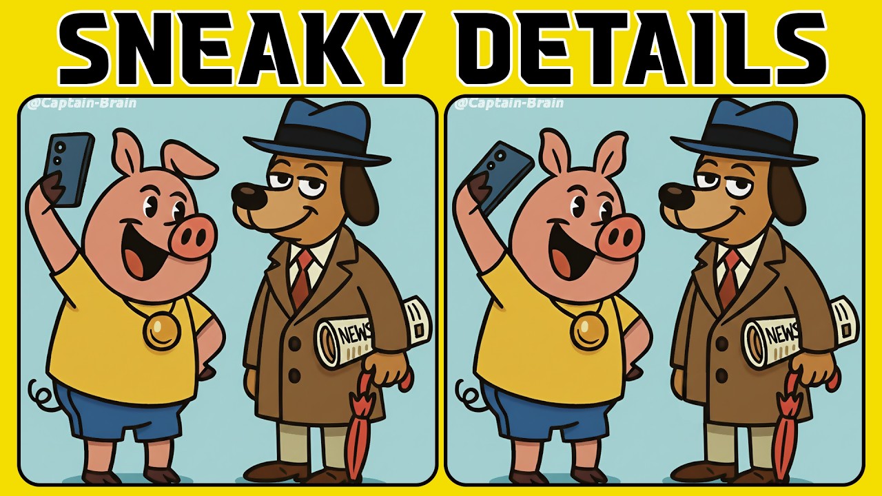 Spot the 3 Differences - Can You Find Them All? (A Little Difficult)