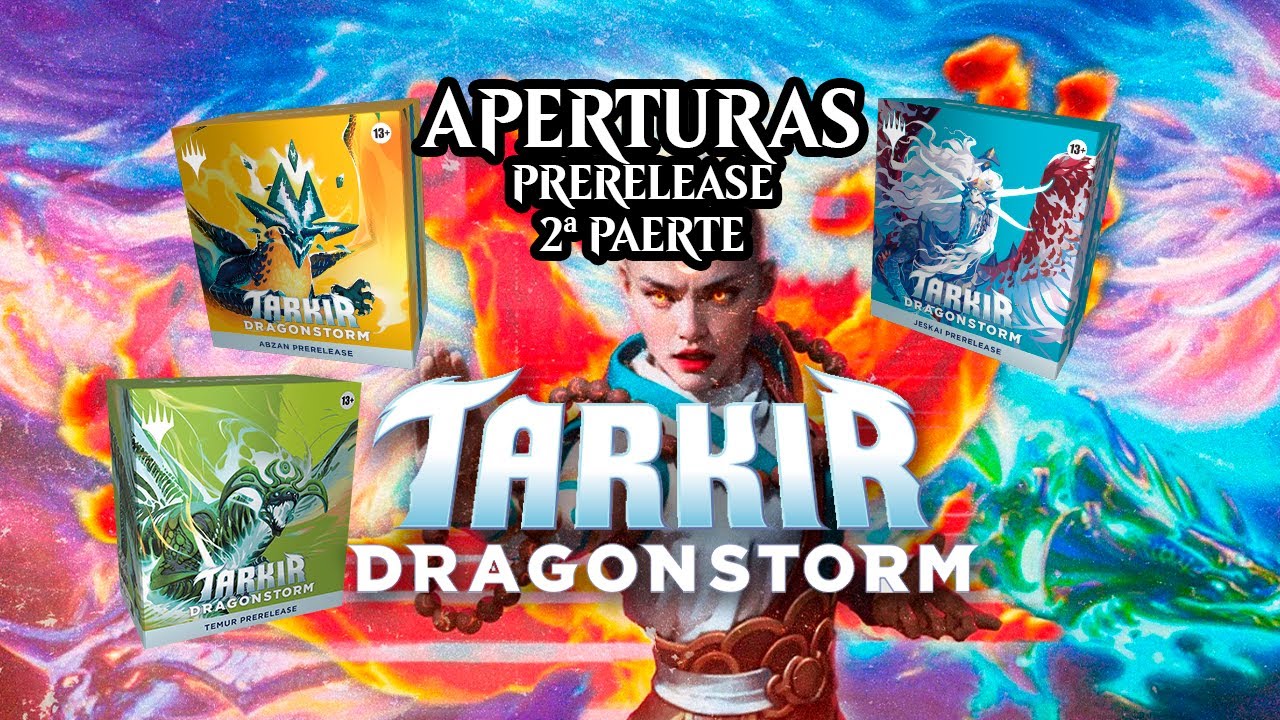 APERTURA:  ABRIMOS LAS 5 TRIBUS DE COLORES DE PRERELEASE DE TARKIR DRAGONSTORM 2ª PARTE