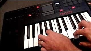 Демонстрация и обзор MIDI-контроллера/автономного синтезатора Korg Triton Taktile 25