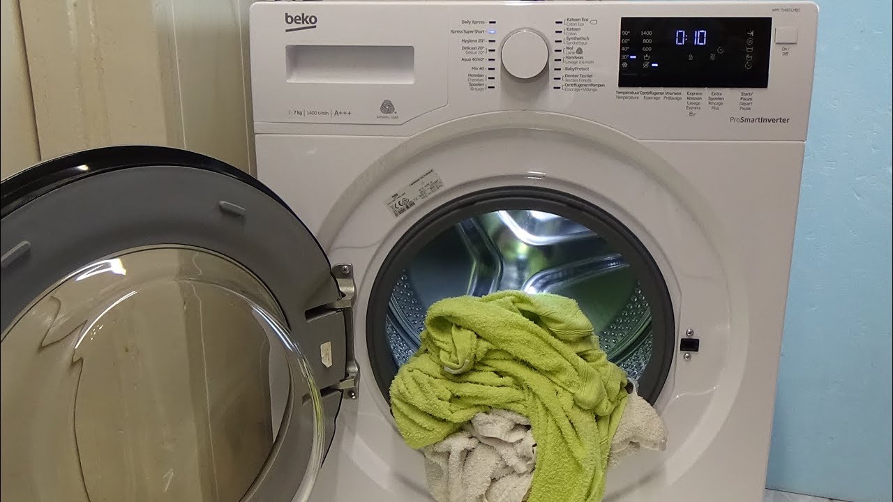 Xpress Super Short program without centrifuge - BEKO WMY 71483 LMB2 Washing machine - lavadora #140