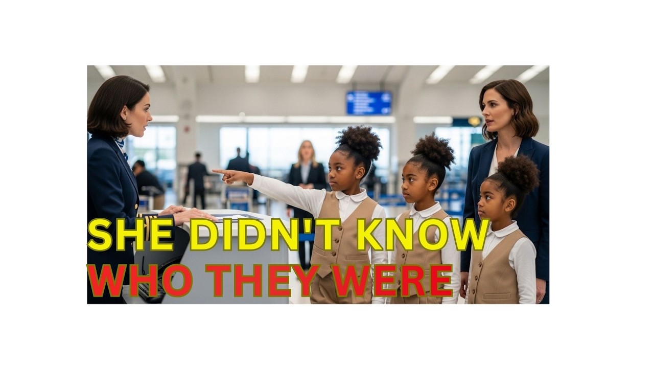 Airport Staff Dismiss Black Family in Crisis… Then 8-Year-Old Trillionaire Triplets Make One Call