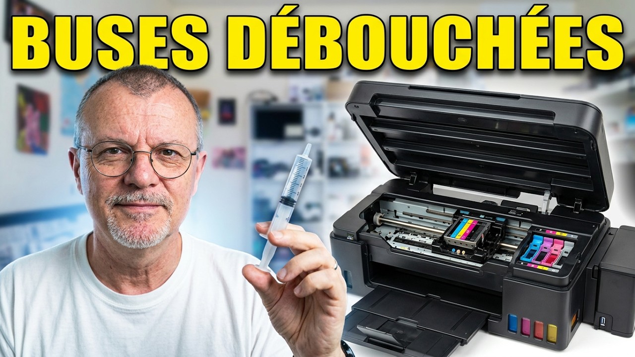 Déboucher les buses de son imprimante : La Solution.