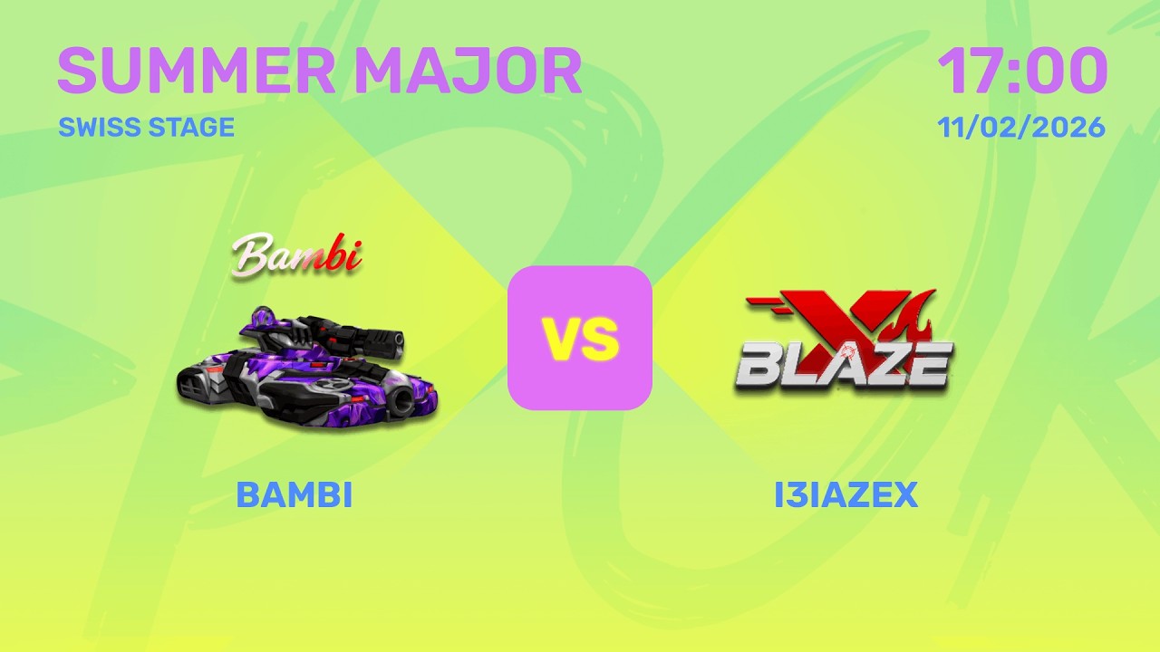 BAMBI vs I3IAZEX | Summer Major Rankings I 2026 | Swiss Stage