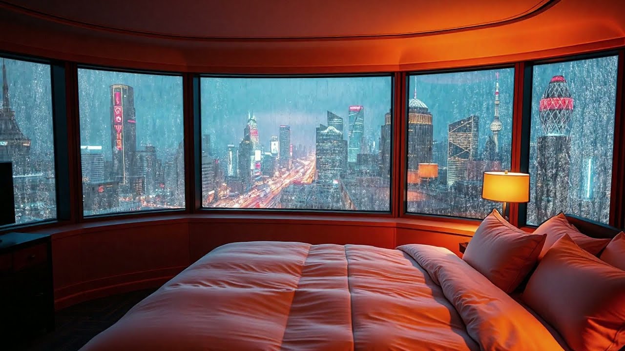 8 Hours of Gentle Rain for Sleep | Relaxing Rain Sounds for Insomnia, Study, Focus