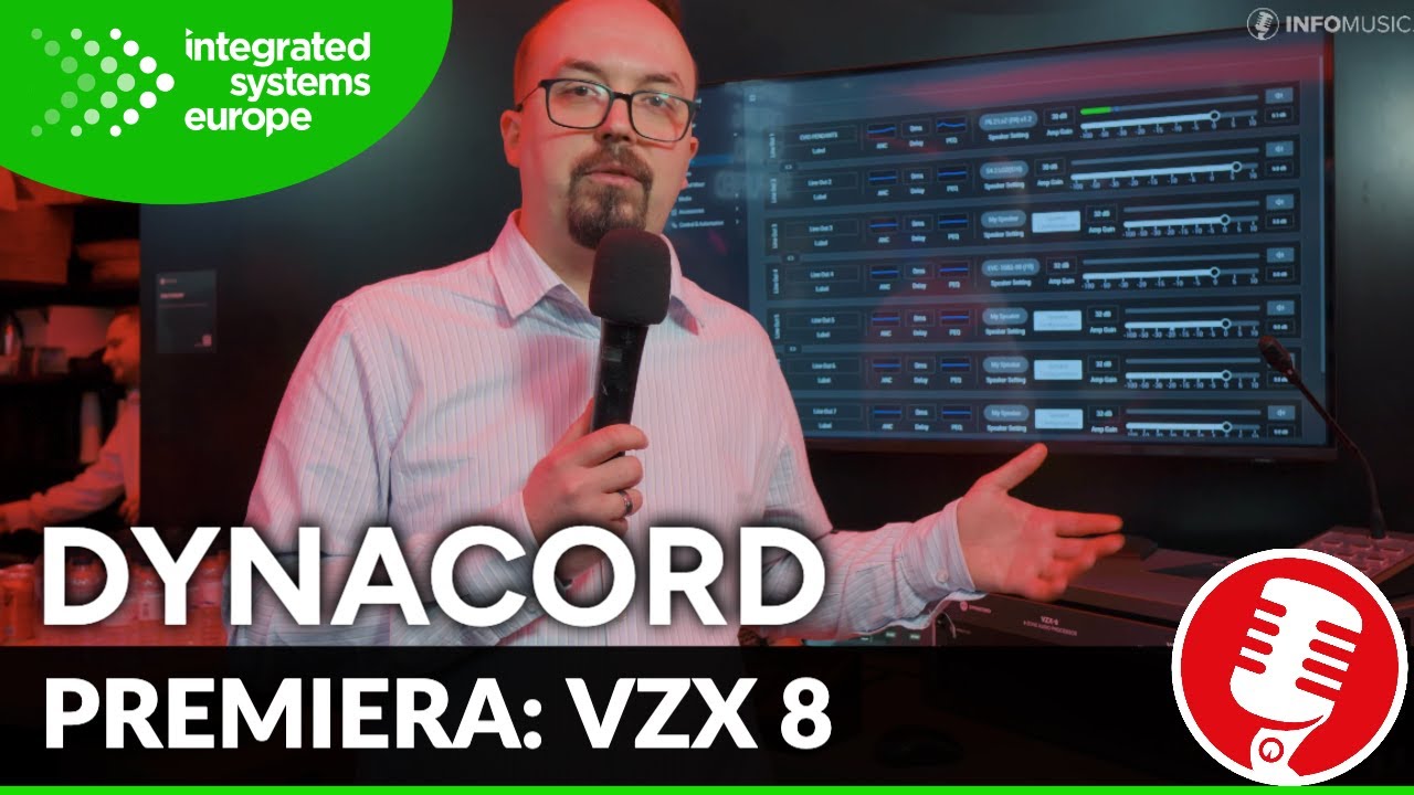 Niezaprzeczalne atuty Dynacord'a. Premiera procesora strefowego VZX 8 | ISE 2026