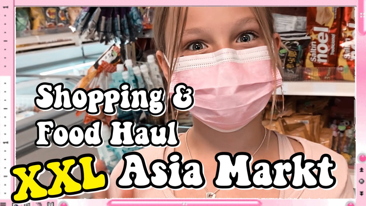 ICH SHOPPE ÜBERTRIEBEN IM XXL ASIA MARKT 😱 ASIA FOOD HAUL MIT BFF 💜HEY ISI