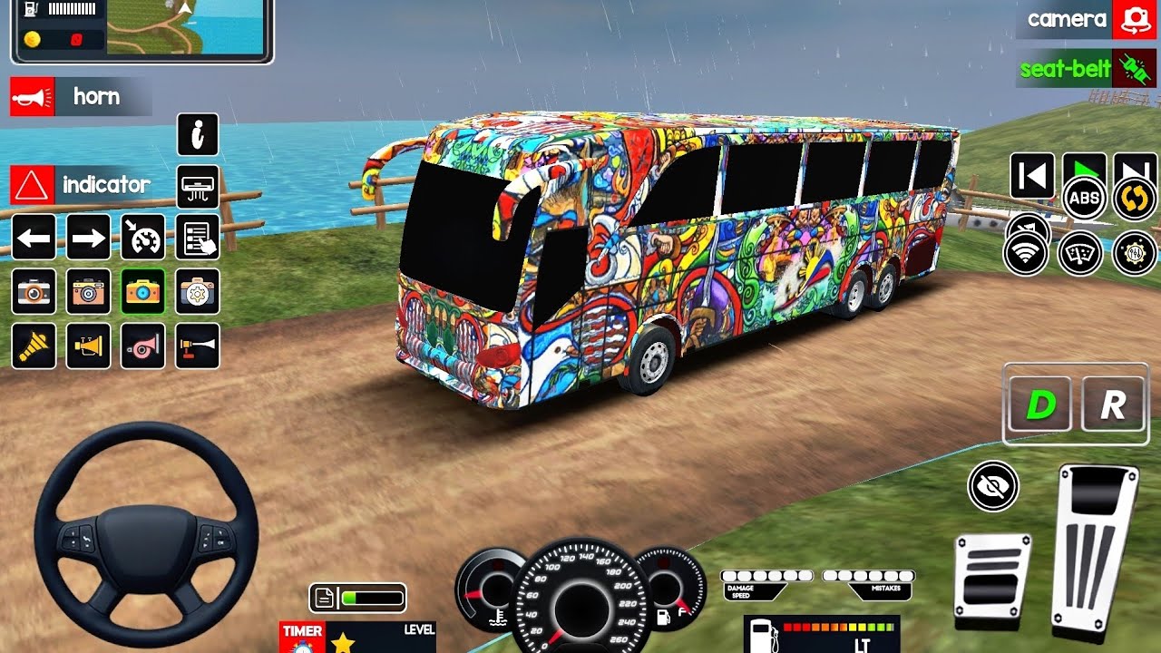 Real City Bus Ultra-Realistic Driving In Game | Bus Games : City Bus Coach - Android Gameplay