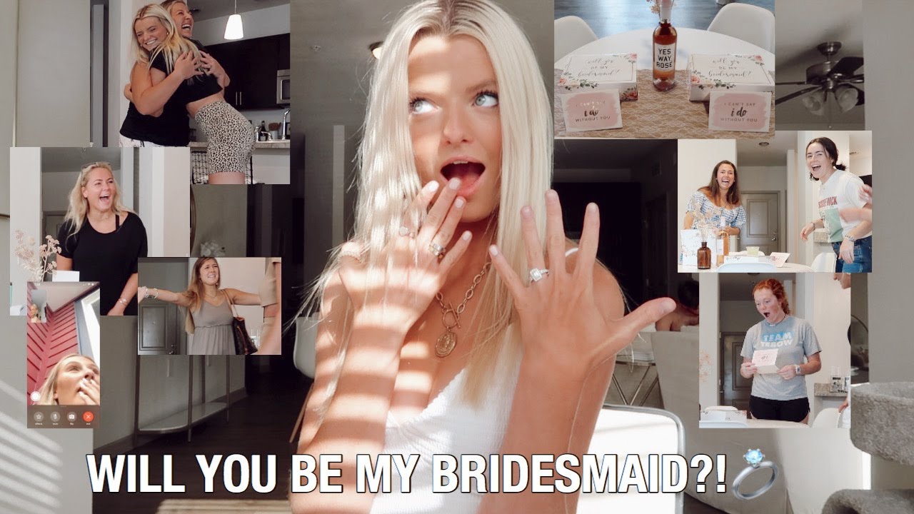 WEDDING SERIES: asking my best friends to be my BRIDESMAIDS!