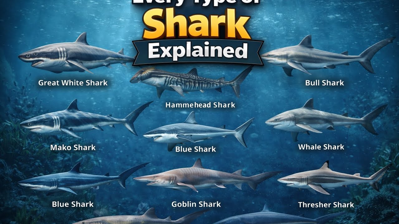 Every Type of Shark 🦈 Explained 
