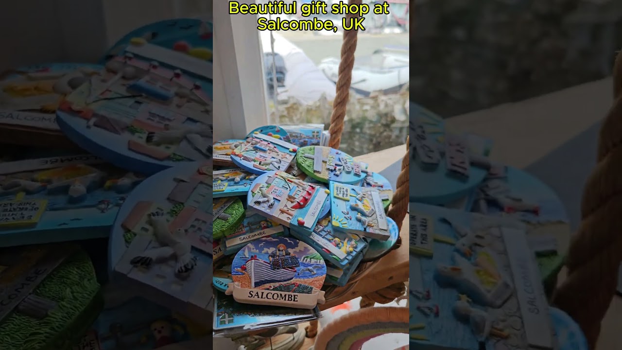 Beautiful gift shop at Salcombe, UK  