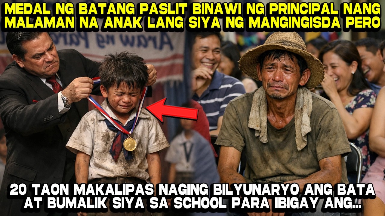 Medal ng Batang Paslit Binawi ng Principal nang Malaman na Anak lang siya ng Mangingisda Pero..