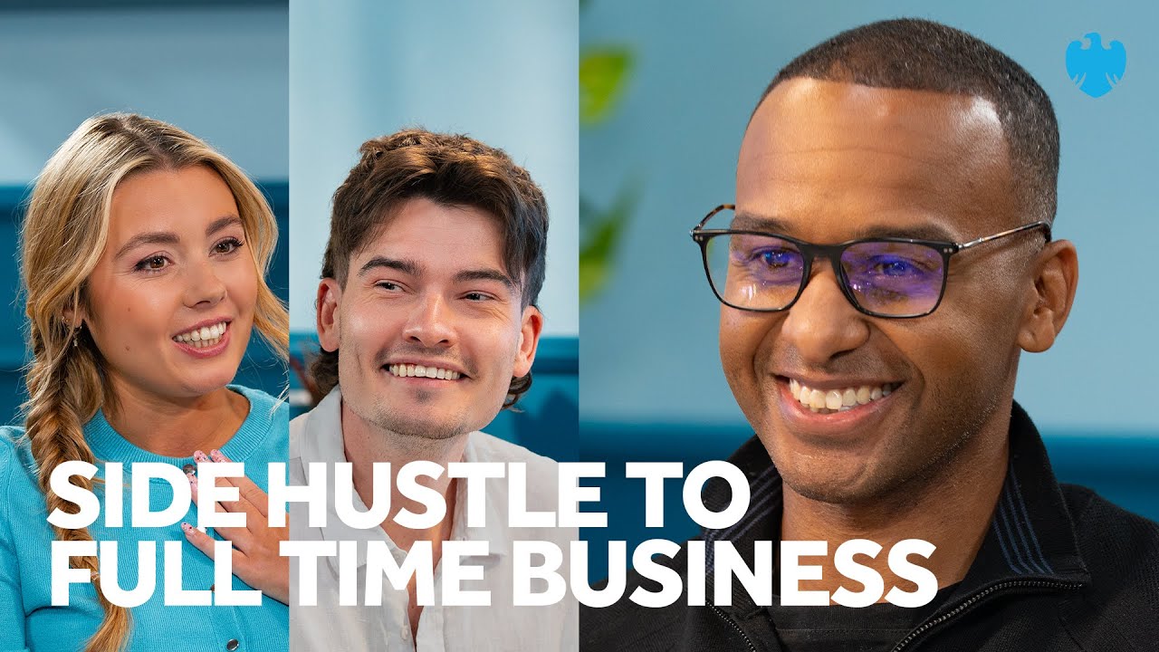 Barclays Working Lunch | Side hustle to full time business (with WillNE, Amy Morgan and Onyx Data)