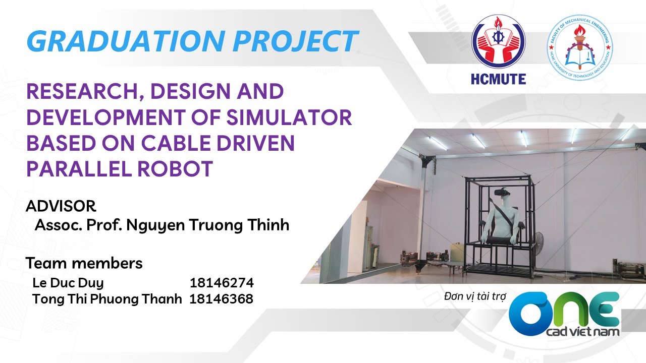 DT84 - RESEARCH, DESIGN AND DEVELOPMENT OF  SIMULATOR BASED ON CABLE DRIVEN PARALLEL ROBOT