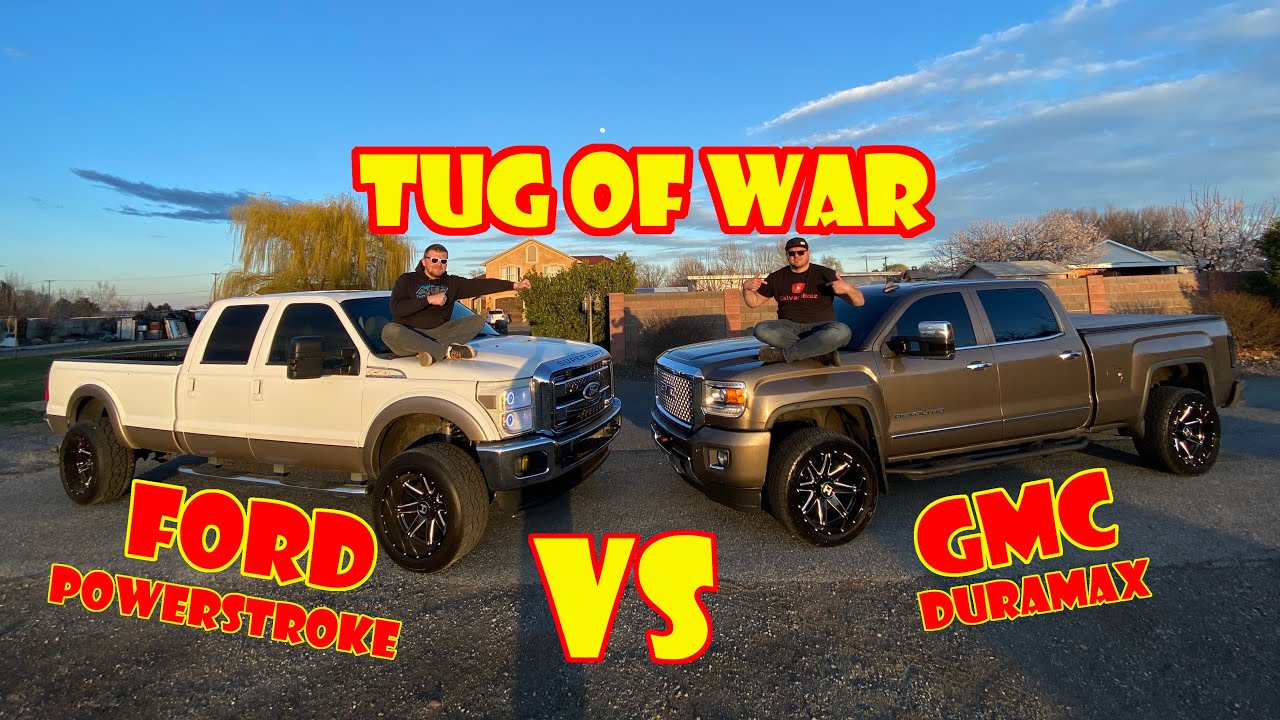 ПЕРЕТЯГИВАНИЕ КАНА МЕЖДУ DURAMAX И POWERSTROKE, КАК @whistlindiesel