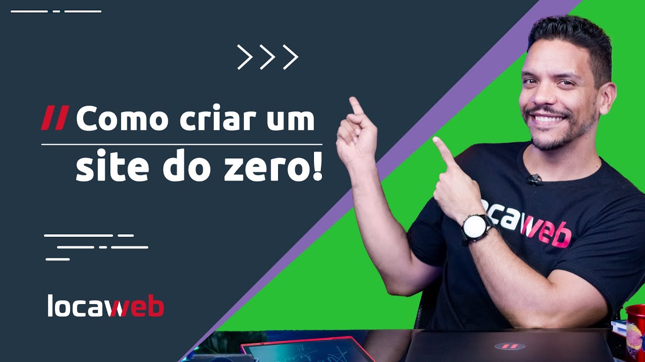 Como CRIAR UM SITE DO ZERO com o Criador de sites | Locaweb
