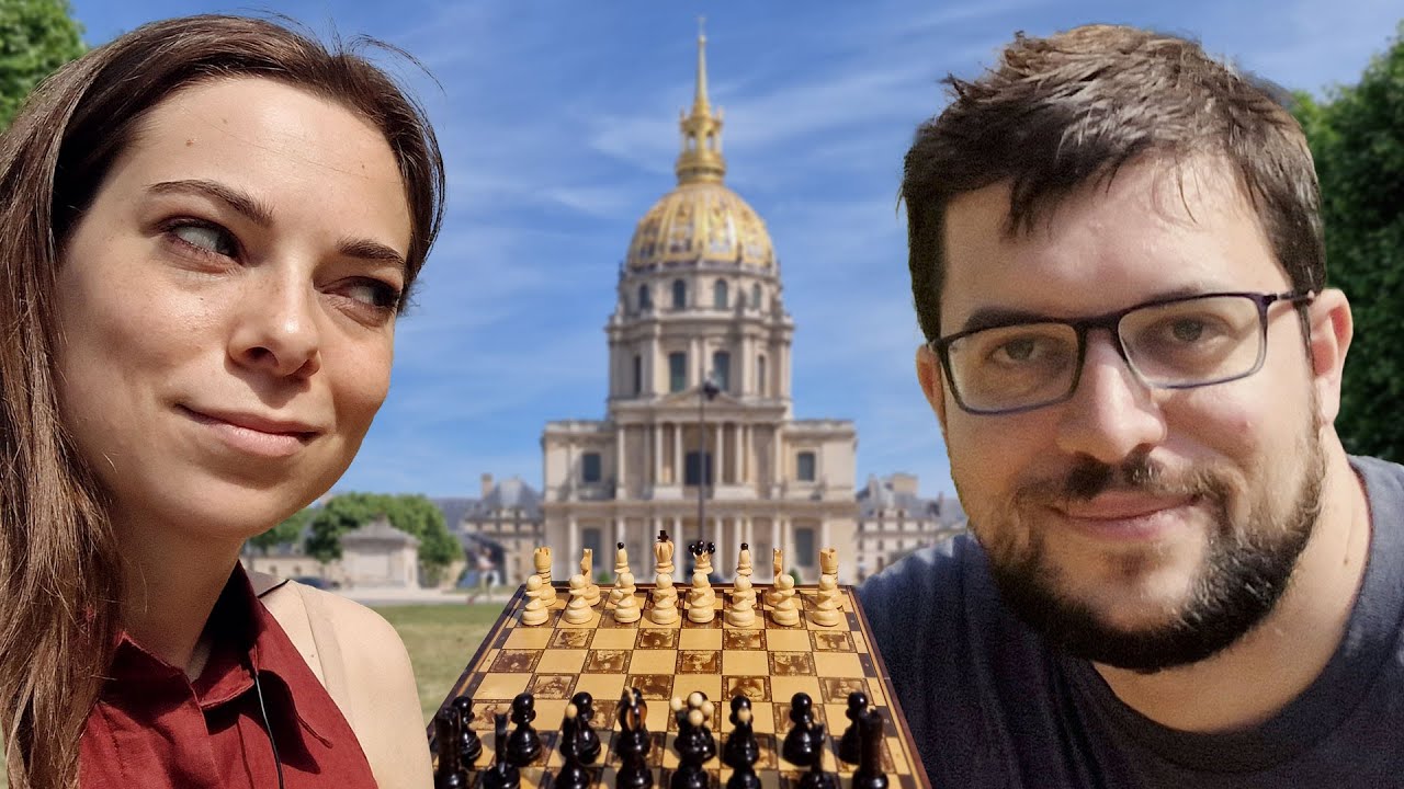Я бросил вызов чемпиону мира по блицу, гроссмейстеру | Дина против МВЛ в Париже