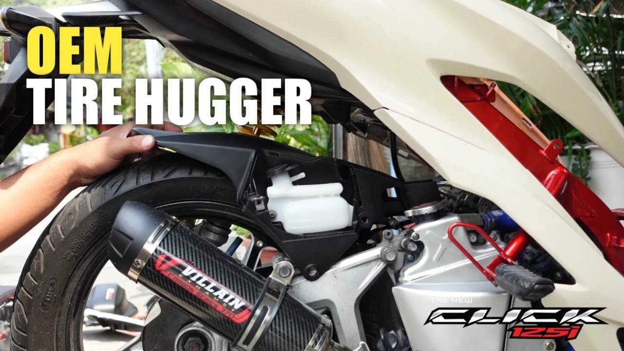 Installing OEM TIRE HUGGER | Honda Click 125i