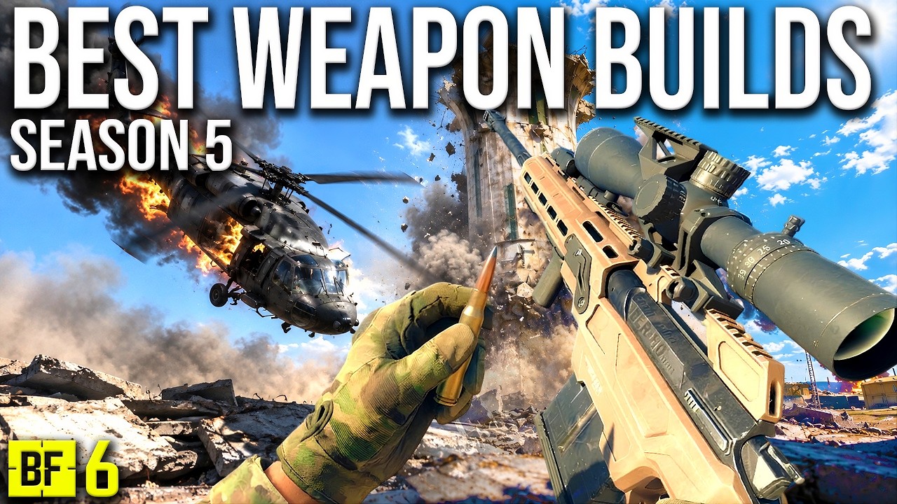 Лучшие сборки на все оружие 5 сезона для МЕТЫ в BF6!